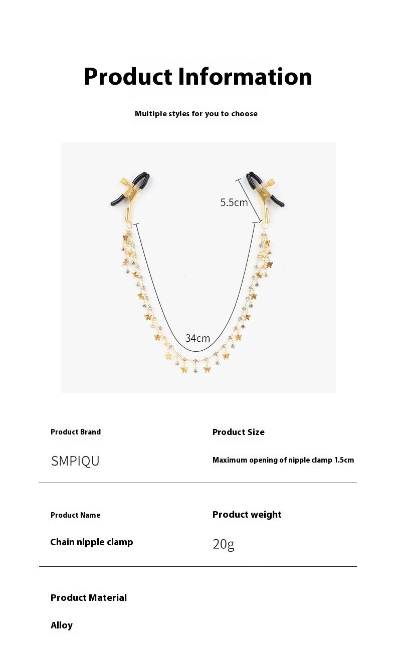 EmberIntimacy Butterfly Cascade Nipple Jewelry