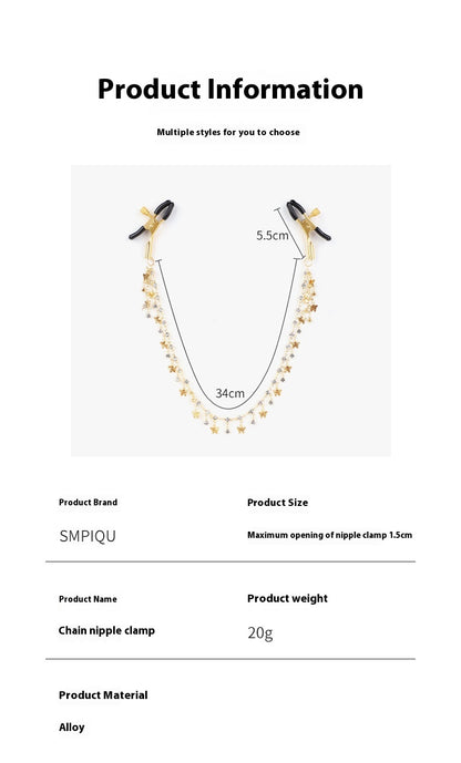 EmberIntimacy Butterfly Cascade Nipple Jewelry