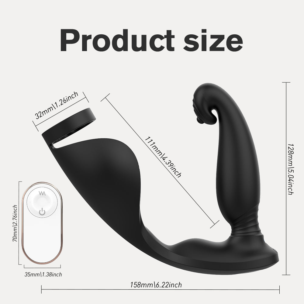 EmberIntimacy's Kraken - The Multi-Point Prostate, Perineum & Testicle Massager