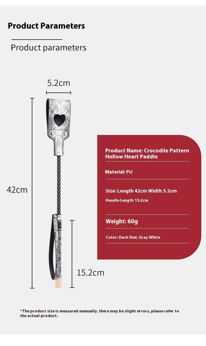 EmberIntimacy Heartbeat Riding Crop